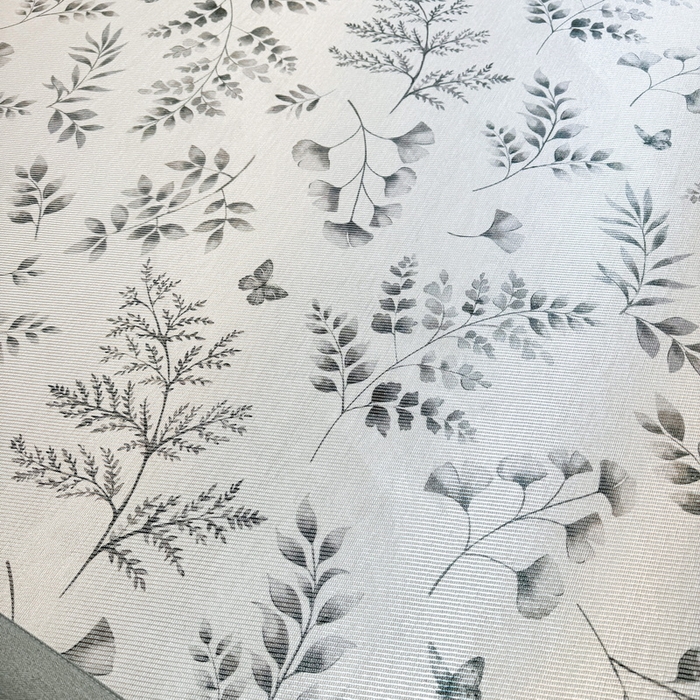 91家纺网 家纺一手货源 找家纺 LIFE.丽芙 2025春夏季新品数码印花冰藤凉席平铺冰丝凉席印花小清新绑带款三件套（风格一） 水墨叶