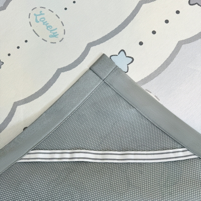 91家纺网 家纺一手货源 找家纺 LIFE.丽芙 2025春夏季新品数码印花冰藤凉席平铺冰丝凉席印花小清新绑带款三件套（风格二） 甜梦小熊