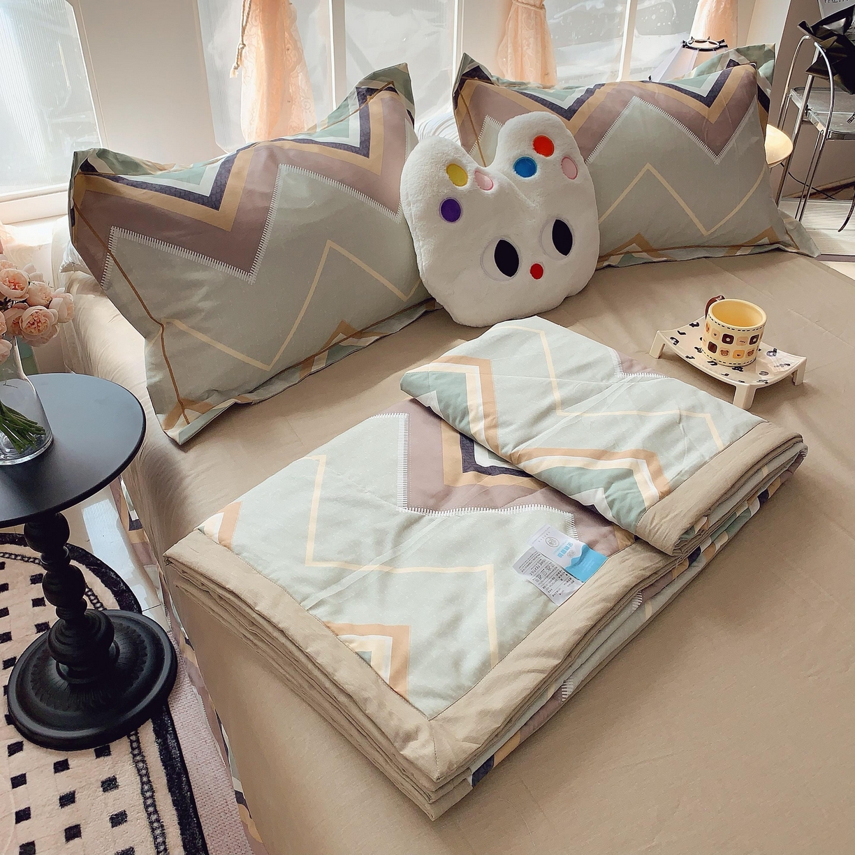 91家纺网 家纺一手货源 找家纺 莱豫家纺 2025春夏新款纯棉全棉夏被夏凉被四件套 威利斯