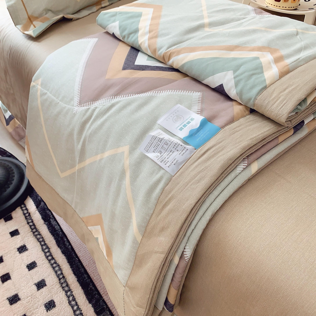 91家纺网 家纺一手货源 找家纺 莱豫家纺 2025春夏新款纯棉全棉夏被夏凉被四件套 威利斯