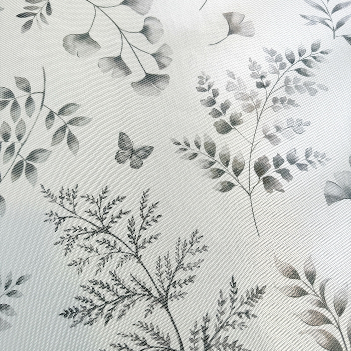 91家纺网 家纺一手货源 找家纺 LIFE.丽芙 2025春夏季新品数码印花冰藤凉席平铺冰丝凉席印花小清新绑带款三件套（风格二） 水墨叶