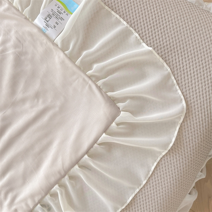 91家纺网 家纺一手货源 找家纺 （总）好儿喜家纺 2025新款玫瑰花床裙凉席  A类面料