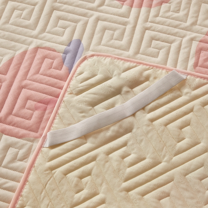 91家纺网 家纺一手货源 找家纺 舒居家纺 2025新款全棉纯棉软床垫 白桃公主