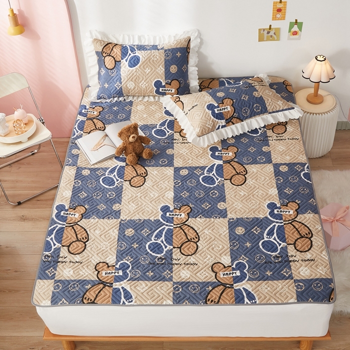 91家纺网 家纺一手货源 找家纺 舒居家纺 2025新款全棉纯棉软床垫 比利熊