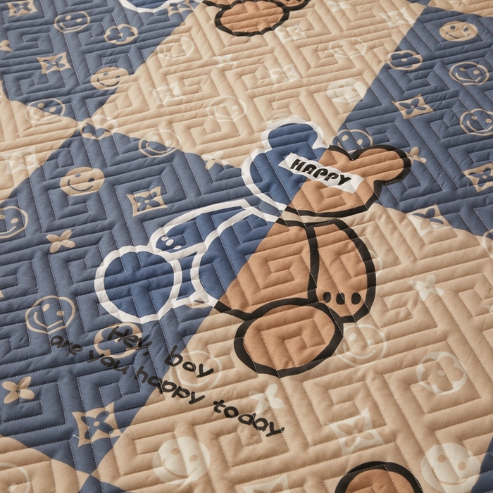 91家纺网 家纺一手货源 找家纺 舒居家纺 2025新款全棉纯棉软床垫 比利熊