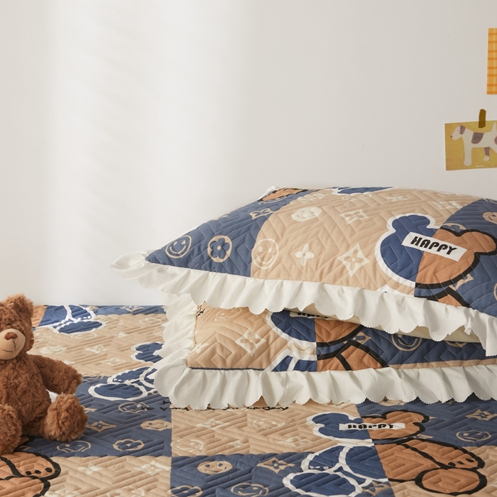 91家纺网 家纺一手货源 找家纺 舒居家纺 2025新款全棉纯棉软床垫 比利熊