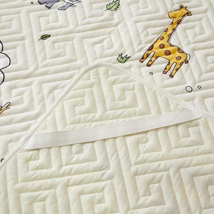 91家纺网 家纺一手货源 找家纺 舒居家纺 2025新款全棉纯棉软床垫 动物园