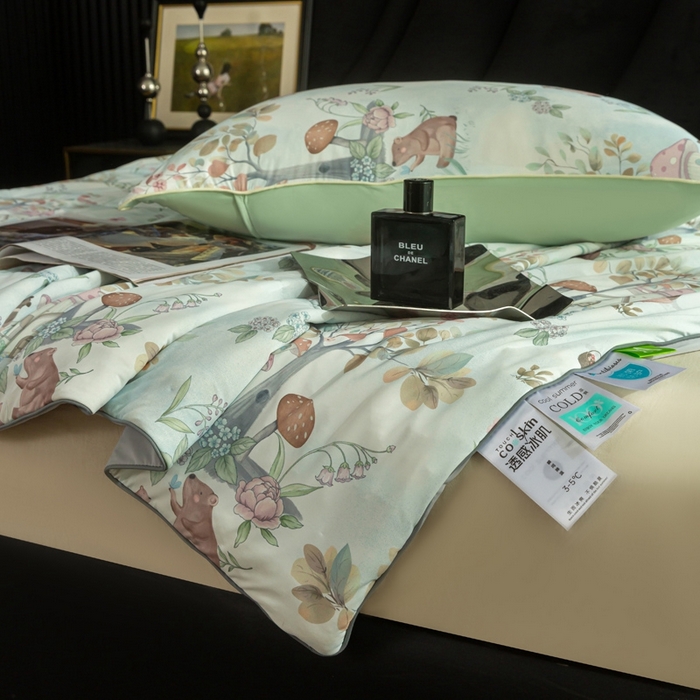 91家纺网 家纺一手货源 找家纺 （总）锦禾穗 2025新款锦禾穗锦氨数码印花夏被