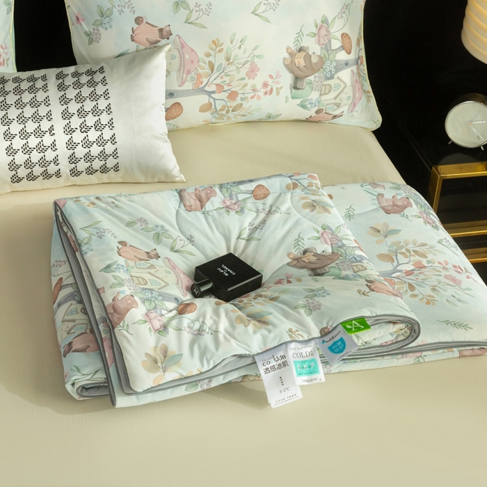 91家纺网 家纺一手货源 找家纺 （总）锦禾穗 2025新款锦禾穗锦氨数码印花夏被