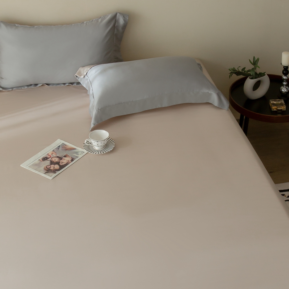 91家纺网 家纺一手货源 找家纺 （总）ONE TWO ONE 121 2025新款60支奥地利进口兰精天丝秋风系列单品-枕套