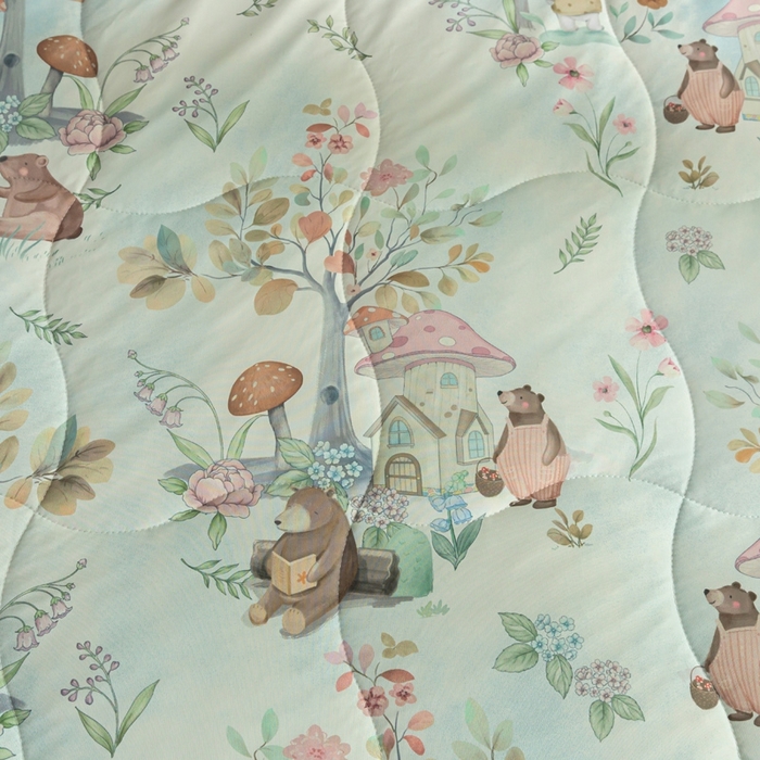 91家纺网 家纺一手货源 找家纺 锦禾穗 2025新款锦禾穗锦氨数码印花夏被 春生物