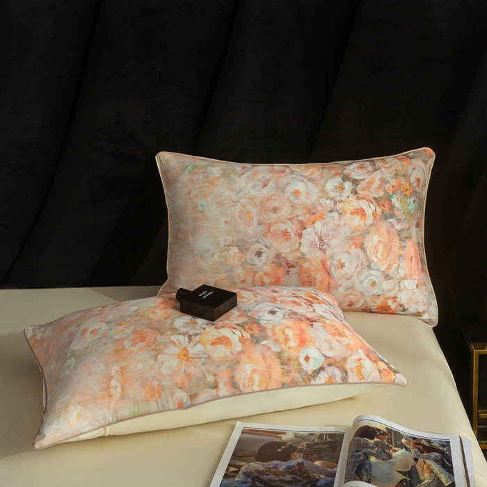 91家纺网 家纺一手货源 找家纺 锦禾穗 2025新款锦禾穗锦氨数码印花夏被 洛可可