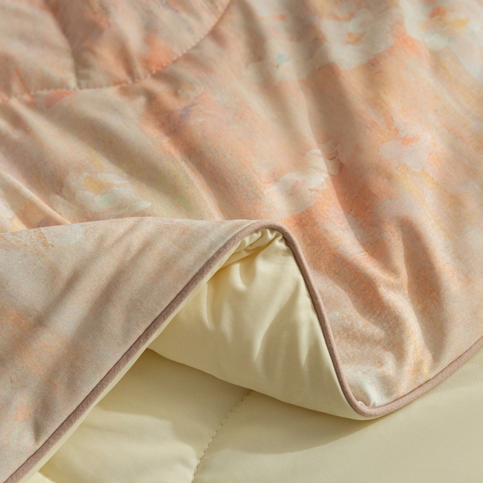 91家纺网 家纺一手货源 找家纺 锦禾穗 2025新款锦禾穗锦氨数码印花夏被 洛可可