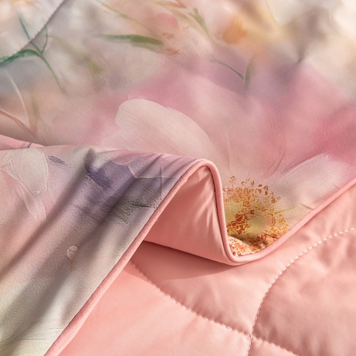 91家纺网 家纺一手货源 找家纺 锦禾穗 2025新款锦禾穗锦氨数码印花夏被 薇娜