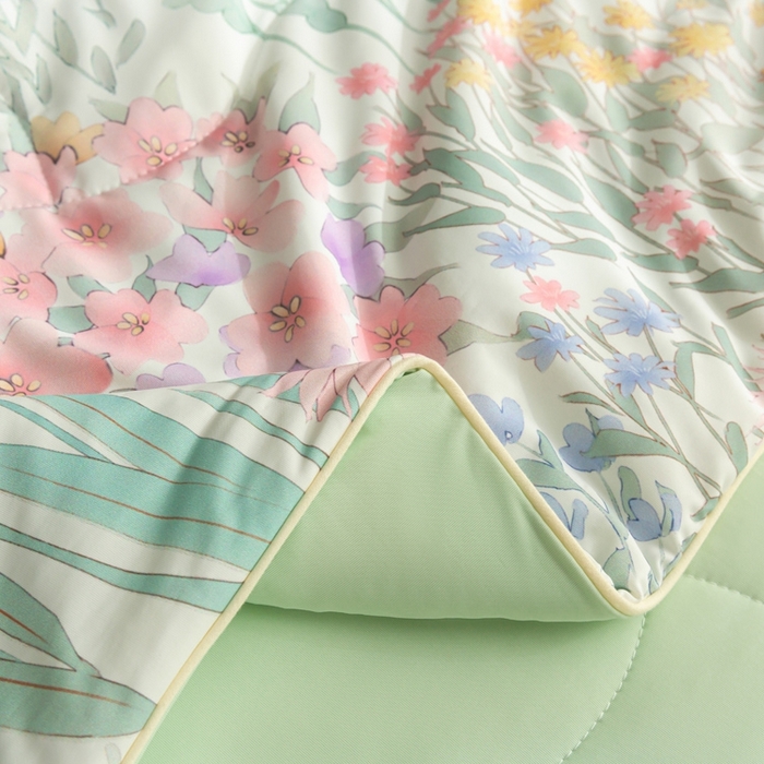 91家纺网 家纺一手货源 找家纺 锦禾穗 2025新款锦禾穗锦氨数码印花夏被 伊娃