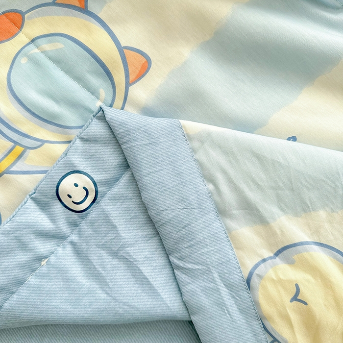 91家纺网 家纺一手货源 找家纺 栩裕纺织 2025新款全棉印染棉花夏被夏凉被空调被 遨游星际