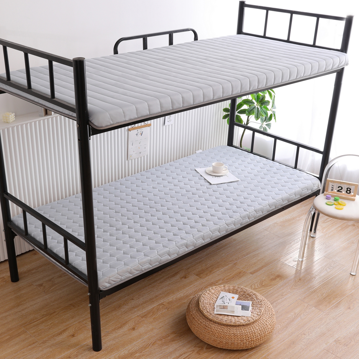 凌云家纺 2025新款全棉学生宿舍单人床垫海绵垫租房专用可拆卸 内部床垫图片