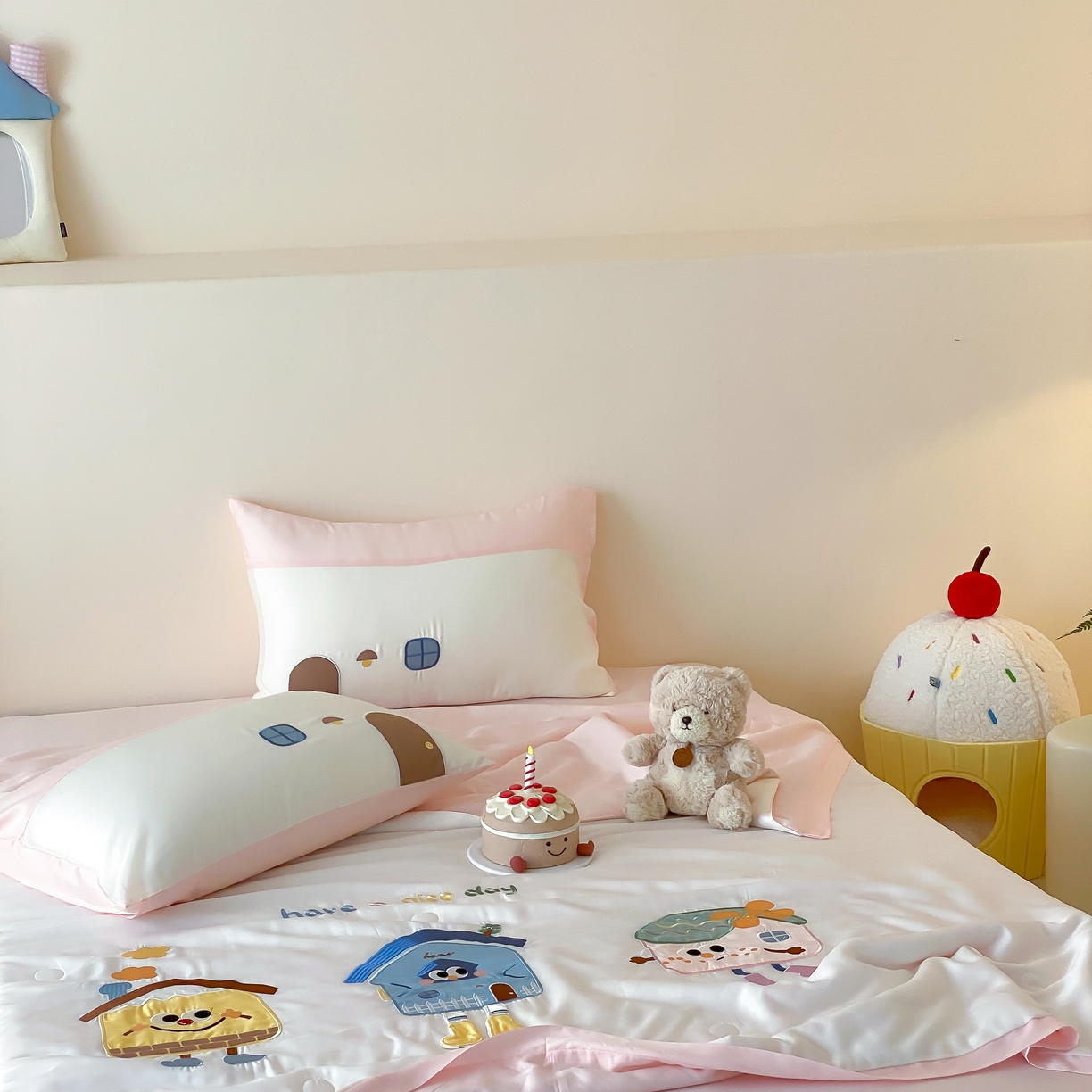 91家纺网 家纺一手货源 找家纺 （总）星野 2025新款50s天丝刺绣夏被夏凉被空调被-格格屋