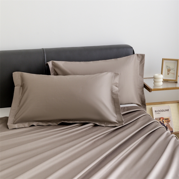 91家纺网 家纺一手货源 找家纺 （总）宝时兰 2025新款全棉长绒棉纯棉100支纯色单人纯棉枕套量大优惠