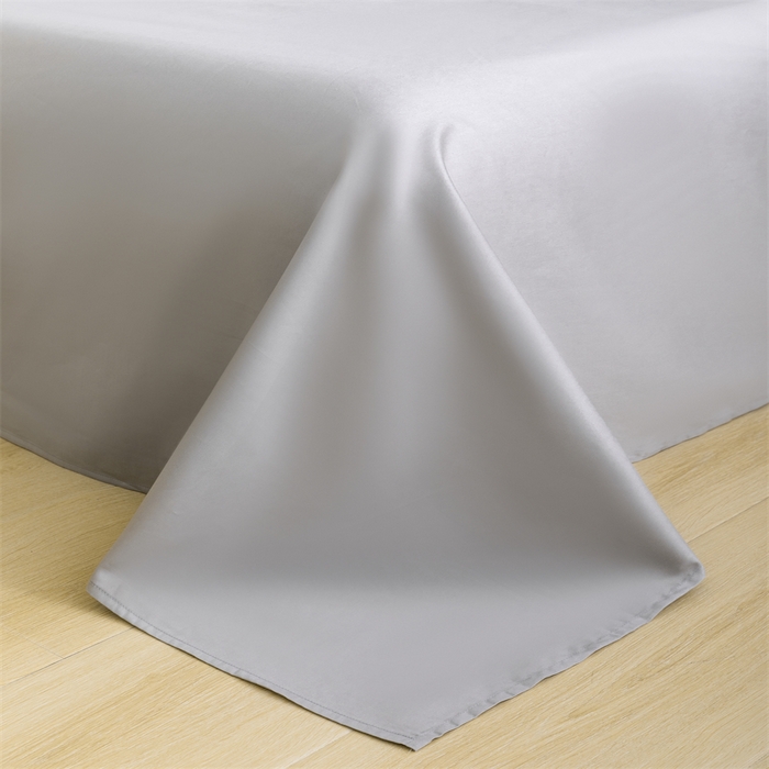 91家纺网 家纺一手货源 找家纺 宝时兰 2025新款全棉长绒棉纯棉100支纯色单人纯棉枕套量大优惠 牧云灰