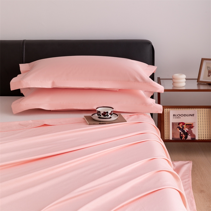 91家纺网 家纺一手货源 找家纺 宝时兰 2025新款全棉长绒棉纯棉100支纯色单人纯棉枕套量大优惠 倾颜玉