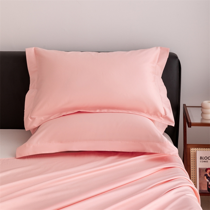 91家纺网 家纺一手货源 找家纺 宝时兰 2025新款全棉长绒棉纯棉100支纯色单人纯棉枕套量大优惠 倾颜玉