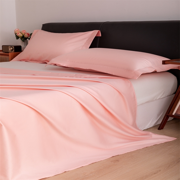 91家纺网 家纺一手货源 找家纺 宝时兰 2025新款全棉长绒棉纯棉100支纯色单人纯棉枕套量大优惠 倾颜玉