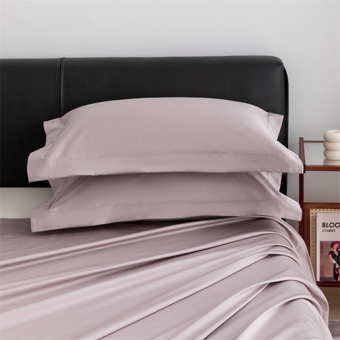 91家纺网 家纺一手货源 找家纺 宝时兰 2025新款全棉长绒棉纯棉100支纯色单人纯棉枕套量大优惠 星黛紫