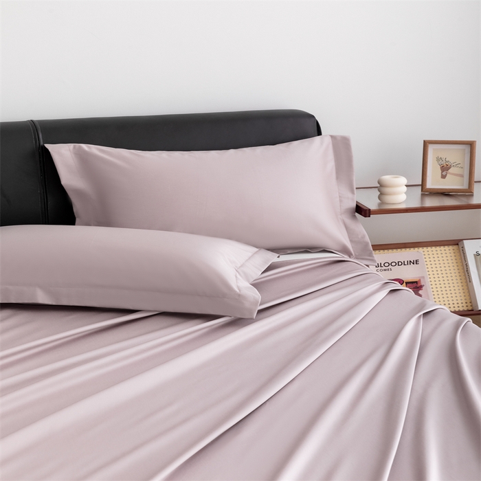 91家纺网 家纺一手货源 找家纺 宝时兰 2025新款全棉长绒棉纯棉100支纯色单人纯棉枕套量大优惠 星黛紫