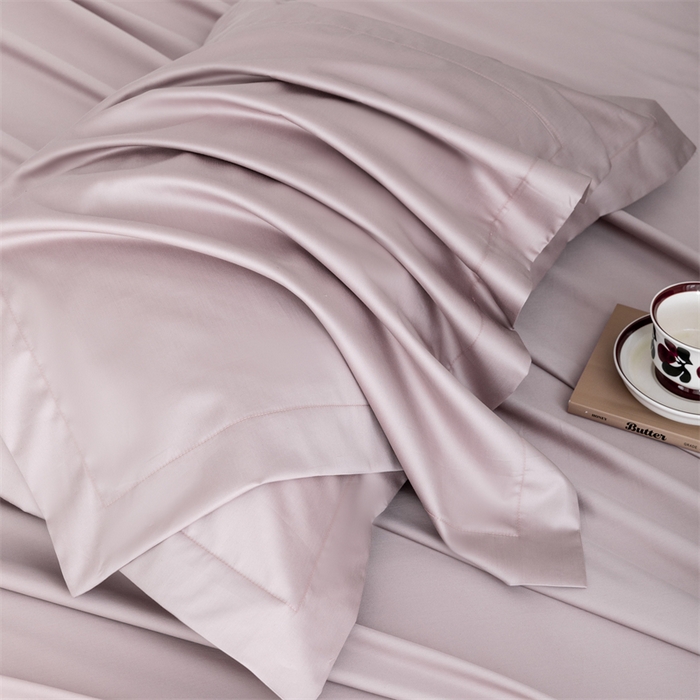 91家纺网 家纺一手货源 找家纺 宝时兰 2025新款全棉长绒棉纯棉100支纯色单人纯棉枕套量大优惠 星黛紫