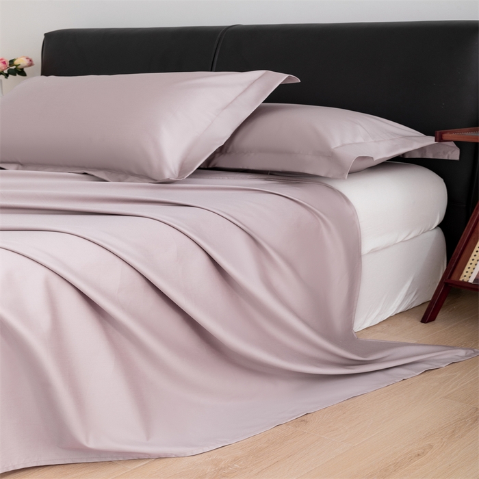 91家纺网 家纺一手货源 找家纺 宝时兰 2025新款全棉长绒棉纯棉100支纯色单人纯棉枕套量大优惠 星黛紫