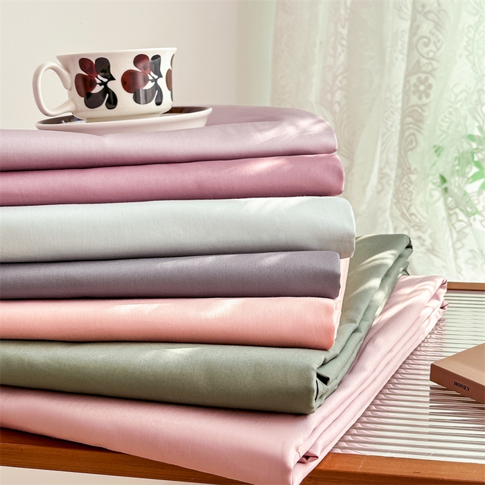 91家纺网 家纺一手货源 找家纺 宝时兰 2025新款全棉长绒棉纯棉100支纯色单人纯棉枕套量大优惠 组合图