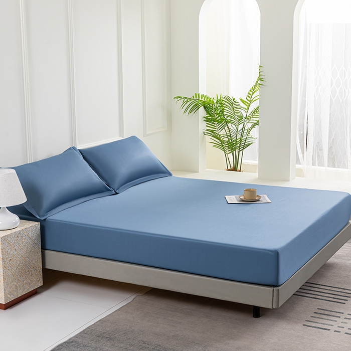 91家纺网 家纺一手货源 找家纺 （总）潮邦创意家居 2025新款亲肤活性印染水洗真丝床垫凉席单床笠