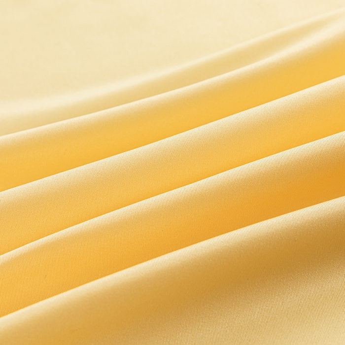 91家纺网 家纺一手货源 找家纺 潮邦创意家居 2025新款亲肤活性印染水洗真丝床垫凉席单床笠 柠檬黄