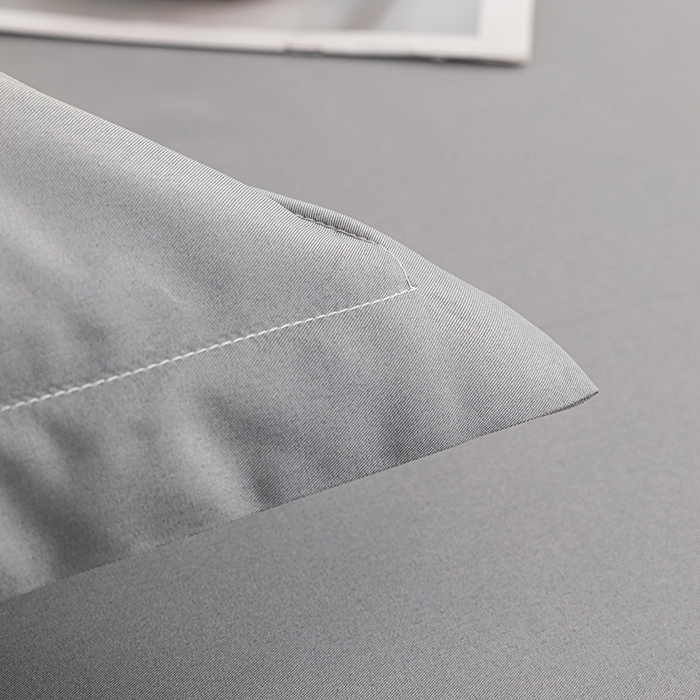 91家纺网 家纺一手货源 找家纺 潮邦创意家居 2025新款亲肤活性印染水洗真丝床垫凉席单床笠 太空灰