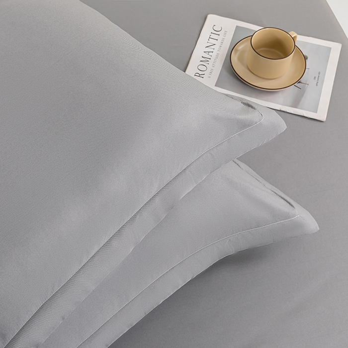 91家纺网 家纺一手货源 找家纺 潮邦创意家居 2025新款亲肤活性印染水洗真丝床垫凉席单床笠 太空灰