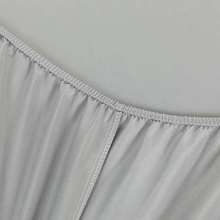 91家纺网 家纺一手货源 找家纺 潮邦创意家居 2025新款亲肤活性印染水洗真丝床垫凉席单床笠 岩石灰