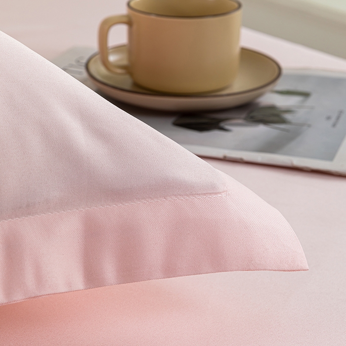 91家纺网 家纺一手货源 找家纺 潮邦创意家居 2025新款亲肤活性印染水洗真丝床垫凉席单床笠 樱花粉