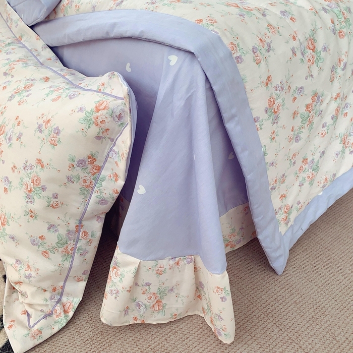 91家纺网 家纺一手货源 找家纺 莱豫家纺 2025春夏新款纯棉全棉夏被夏凉被四件套  语曼