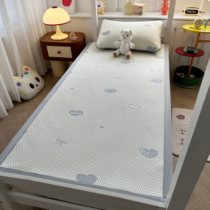 91家纺网 家纺一手货源 找家纺 （总）爱思凯家纺 2025新款【学生】豆豆席-灵萌系列-床席款