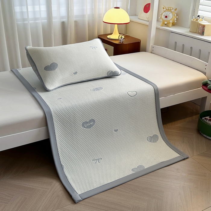 91家纺网 家纺一手货源 找家纺 （总）爱思凯家纺 2025新款【学生】豆豆席-灵萌系列-床席款