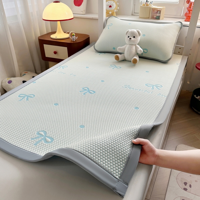 91家纺网 家纺一手货源 找家纺 （总）爱思凯家纺 2025新款【学生】豆豆席-灵萌系列-床席款