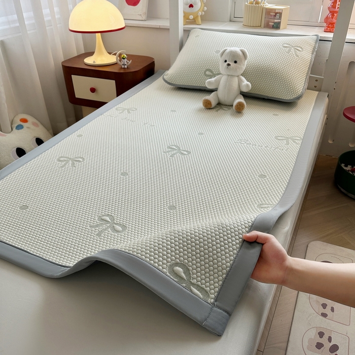 91家纺网 家纺一手货源 找家纺 （总）爱思凯家纺 2025新款【学生】豆豆席-灵萌系列-床席款