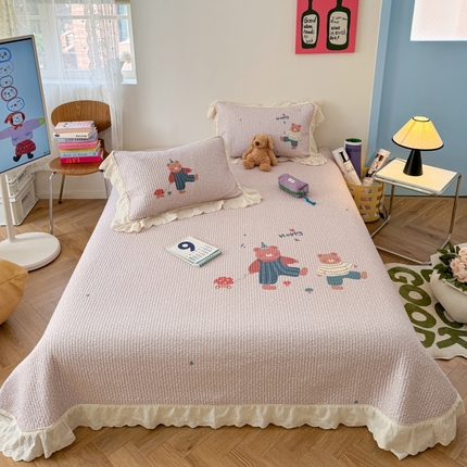 91家纺网 家纺一手货源 找家纺 （总）茉夕家纺 2025新款天丝棉大版定位床盖