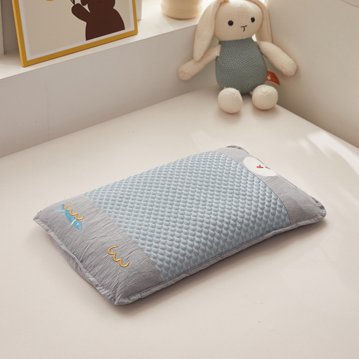 91家纺网 家纺一手货源 找家纺 （总）幸运草  2025新款凉豆豆全荞麦壳儿童枕芯夏天卡通可爱荞麦凉枕