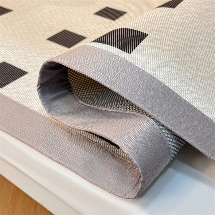 91家纺网 家纺一手货源 找家纺 久云居 2025新款冰藤席宿舍凉席席子 甘棋盘格