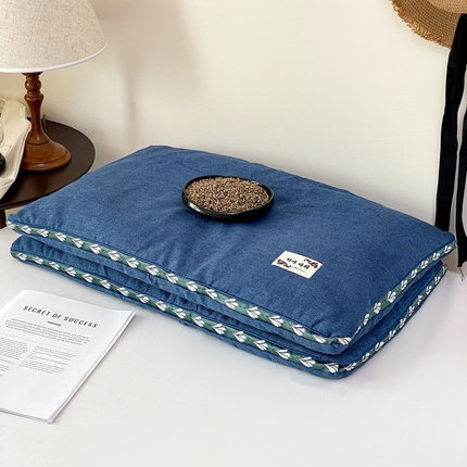 91家纺网 家纺一手货源 找家纺 （总）金牛枕芯 2025新款舒适清爽透气麻绒荞麦枕头枕芯