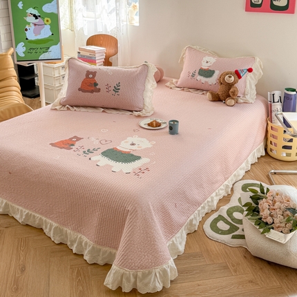 91家纺网 家纺一手货源 找家纺 （总）茉夕家纺 2025新款天丝棉大版定位床盖