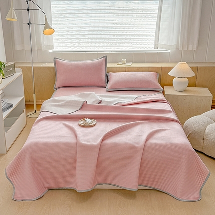 91家纺网 家纺一手货源 找家纺 （总）金盛纺 2025新款A类华夫格冰豆豆夏被夏凉被空调被可机水洗