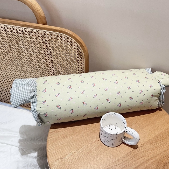 91家纺网 家纺一手货源 找家纺 （总）伟邦枕芯 2025新款全棉双层纱小碎花兔兔荞麦枕